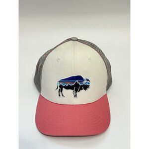 Patagonia Fitz Roy Bison Baseball Cap Hat Womens OS Multicolor Mesh Snapback